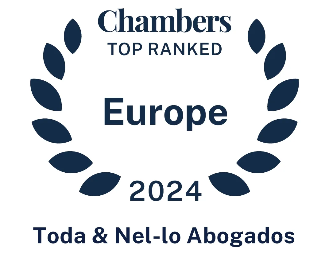 Four practice areas and seven partners of Toda & Nel-lo, recognised by Chambers Europe 2024
