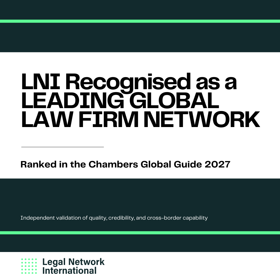 LNI Achieves Chambers Global Ranking as a Leading Law Firm Network