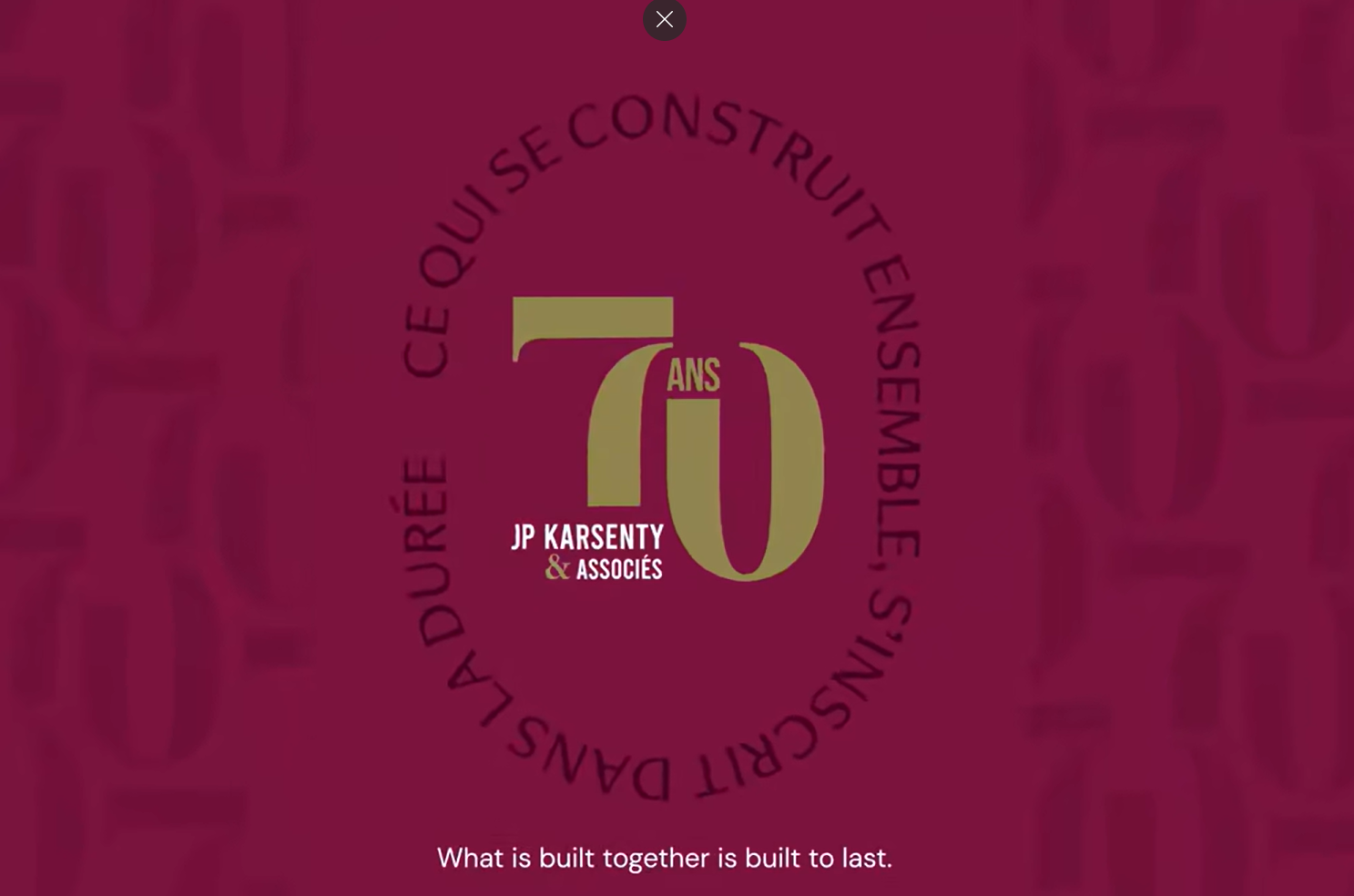 JP Karsenty & Associés Celebrates its 70th Anniversary